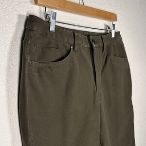 Lululemon‎ ABC Slim Fit Pant Men's Utilitech Canvas 5-Pocket M5ABNS Olive 32
